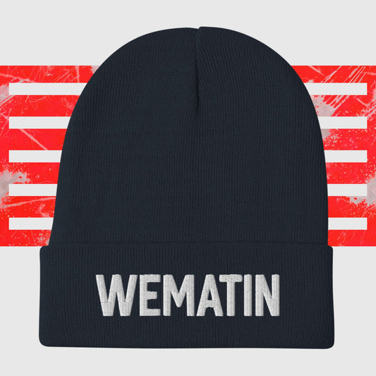 Wematin Embroidered Beanie