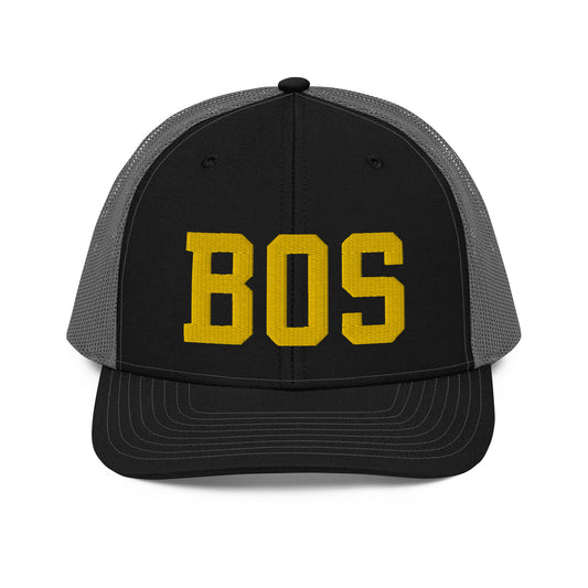 BOS Yellow Trucker Cap